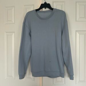 Men’s sweatshirt, light blue, fleece lined